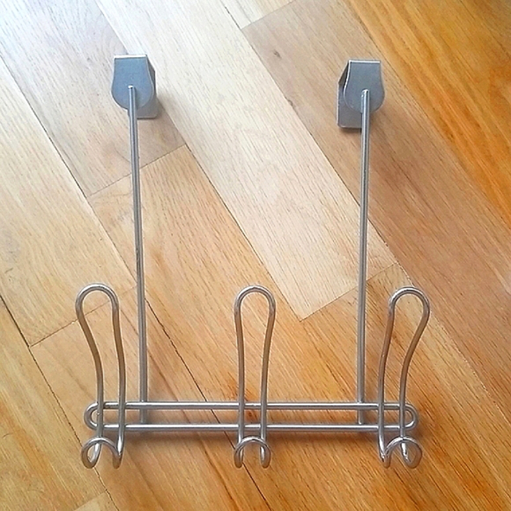 Over the door hooks for closet, bathroom, entryway, hall, etc.